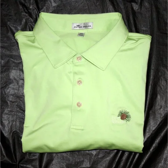 Peter Millar Men's Short Sleeve Polo Golf Shirt Size 2XL - Picture 4 of 6